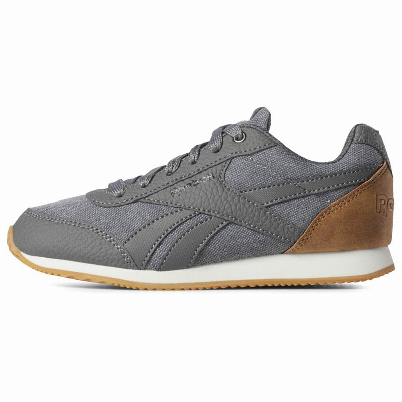 Tenisi Reebok Royal Classic Jogger 2 Baieti Gri/Negrii/Albi Romania SJ1080KJ